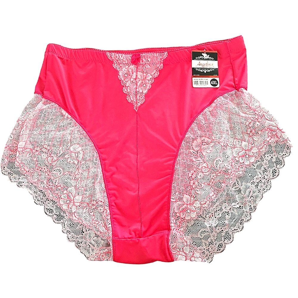 Control Briefs with Lace Set of 4